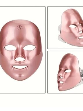 Rose Gold LED 7 color Mask For Better Skin